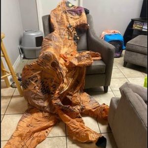 Blow up Trex costume